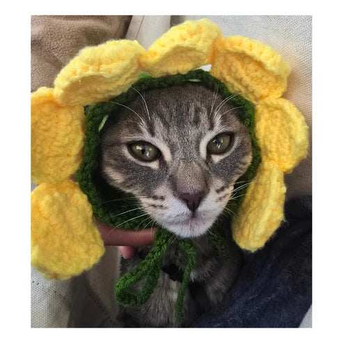 Sunflower Crochet Hat