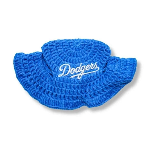Blue Sport Crochet Hat