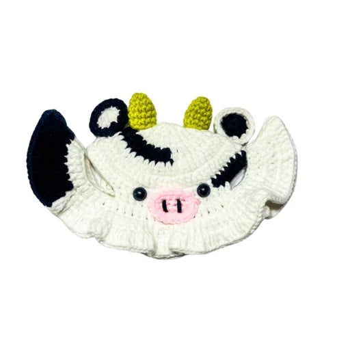 Cow Crochet Hat